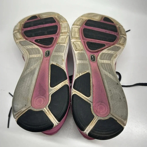 Nike Lunarglide 5 Sneakers Running Shoes Athletic Shoe Pink Green Womens Size 8 - Picture 9 of 12
